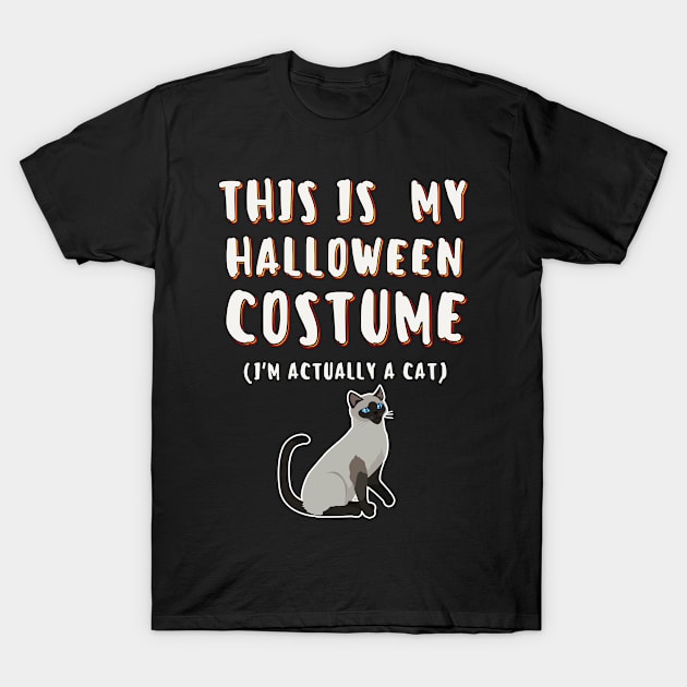 This is my Halloween Costume I'm actually a cat T-Shirt by V-Edgy